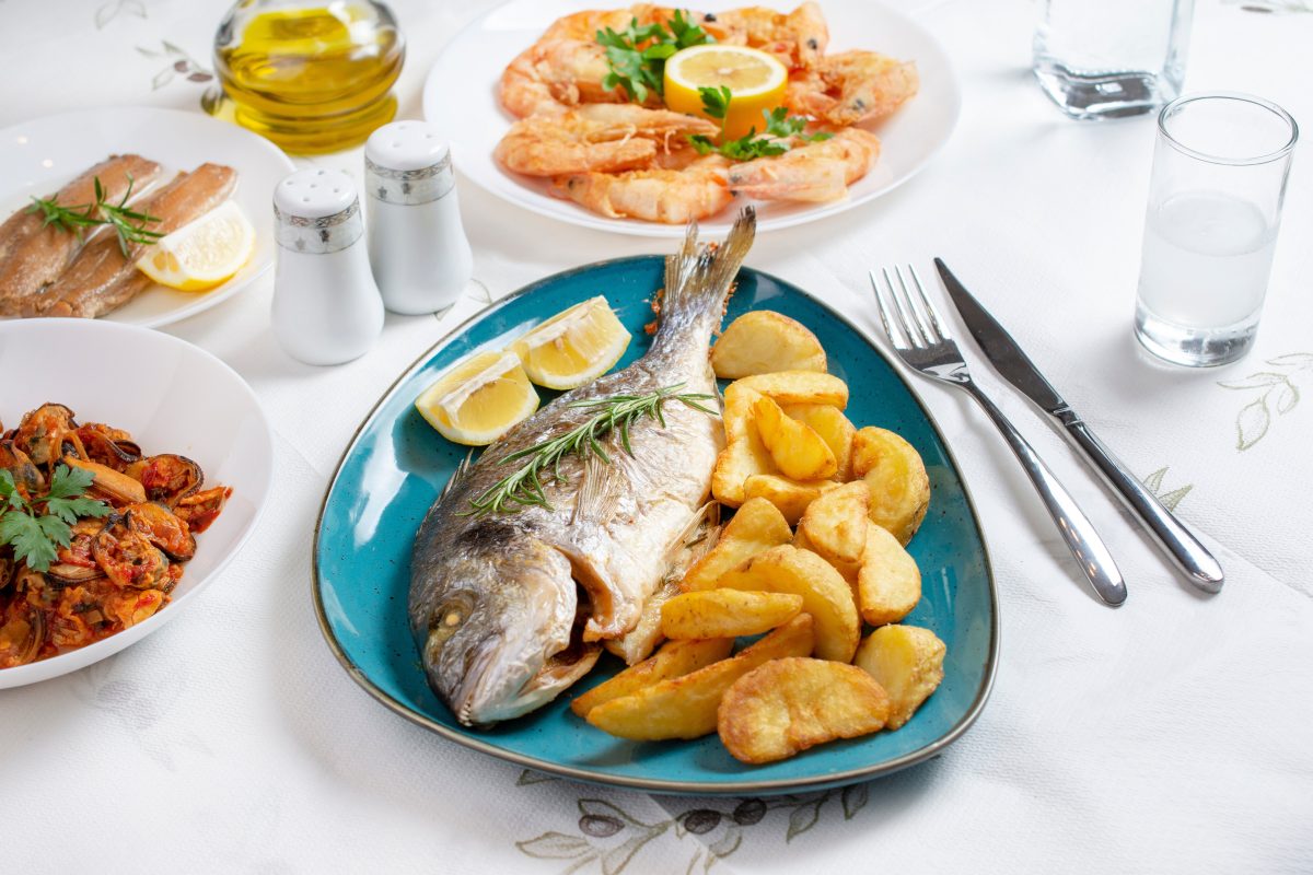 Greek seafood