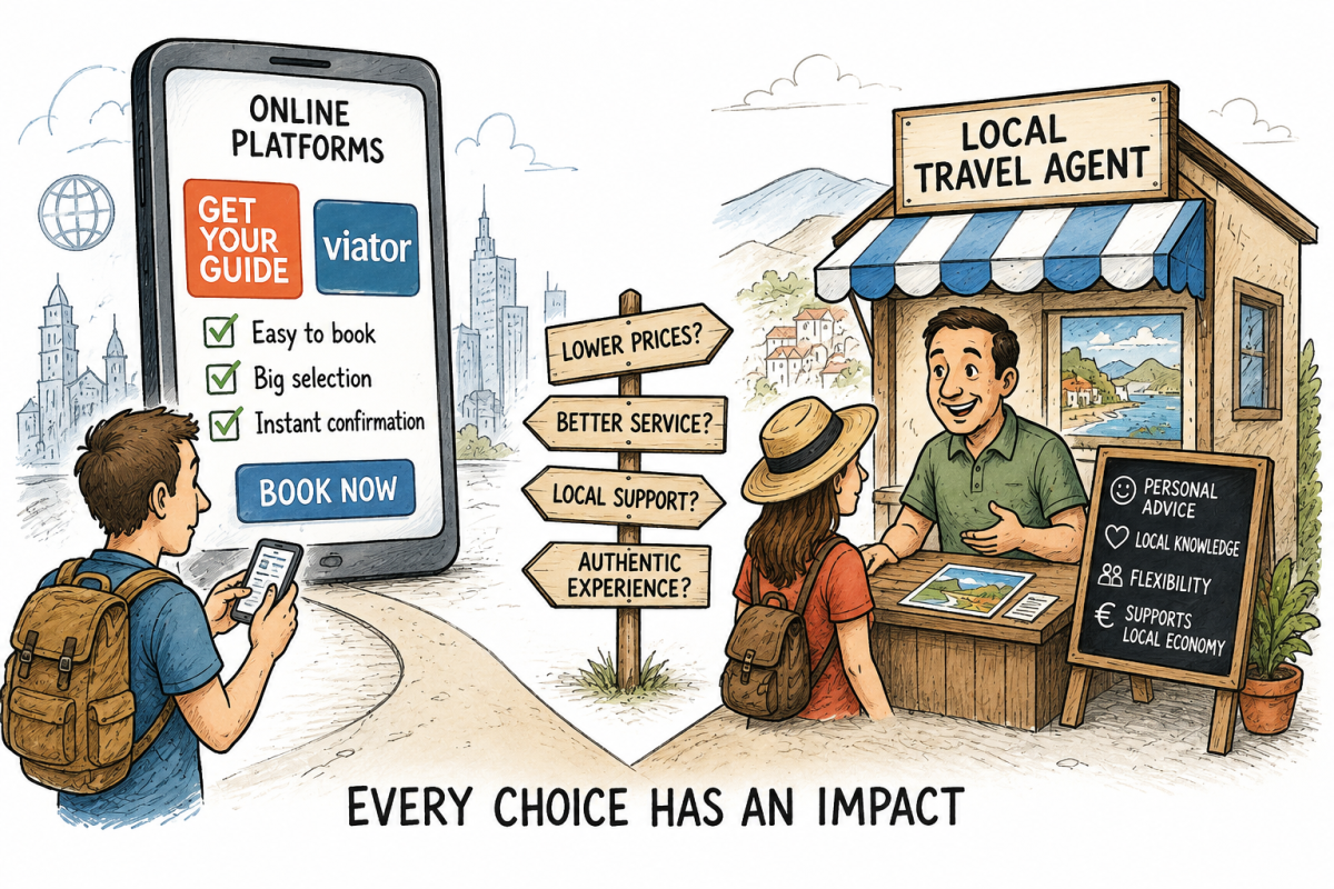book excursions online or locally?